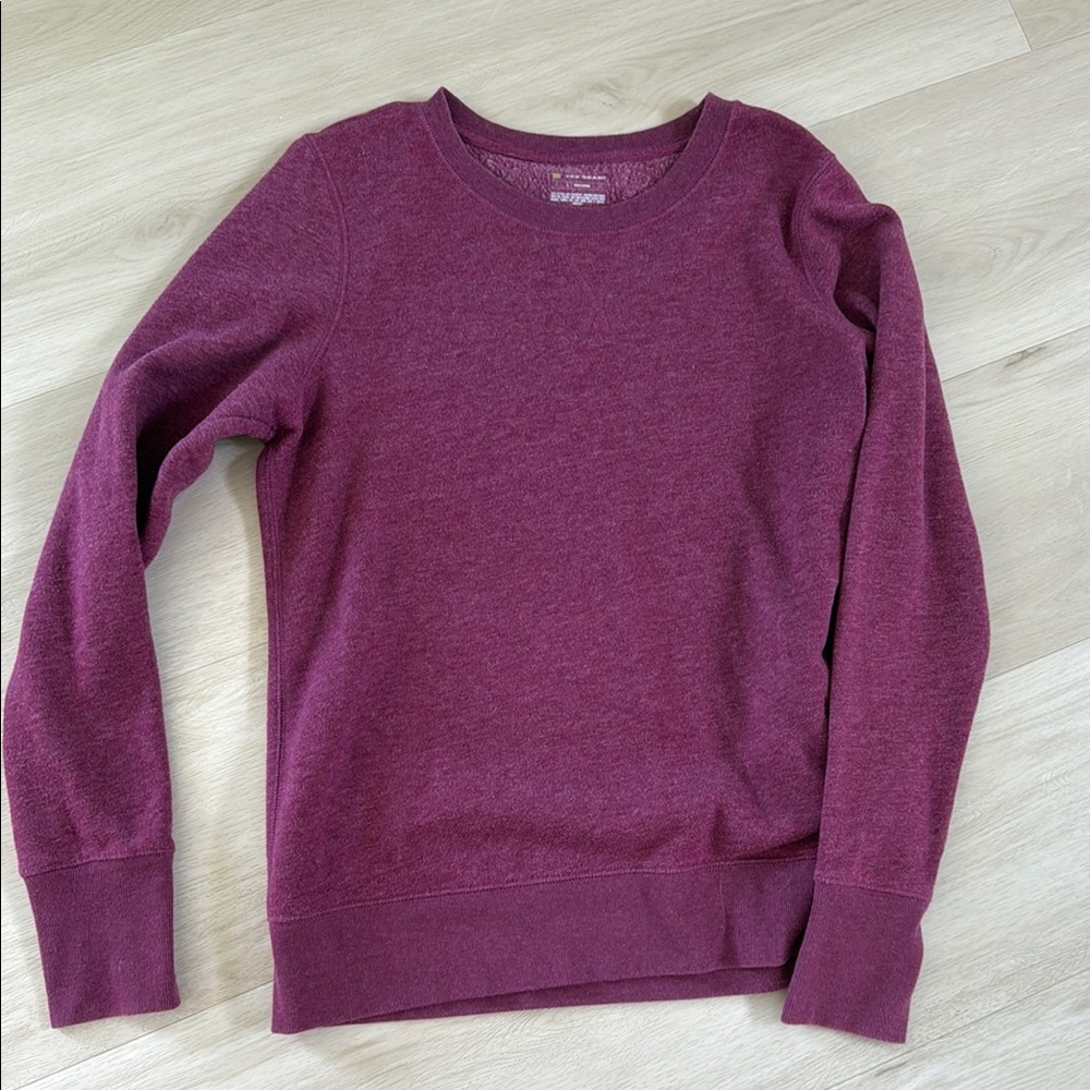 Tek Gear Women's Plum Crew Neck Sweater